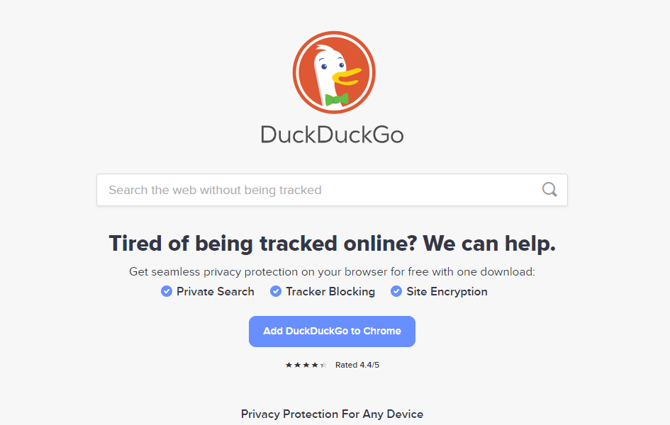 Duckduckgo onion site