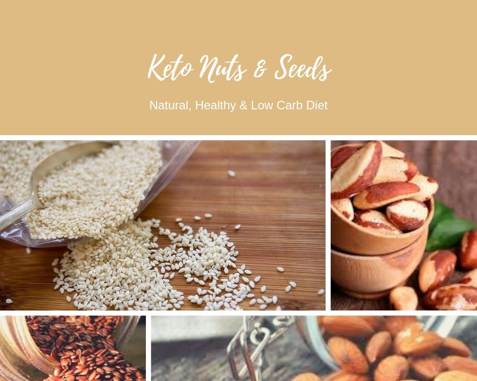 Keto Nuts & Seeds: The High Fat & Low Carb SuperFoods