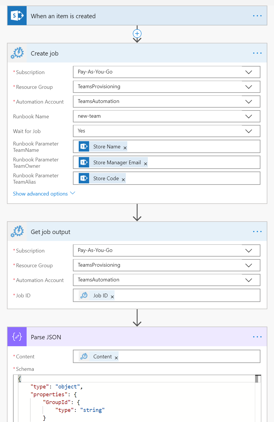 automate teams creation