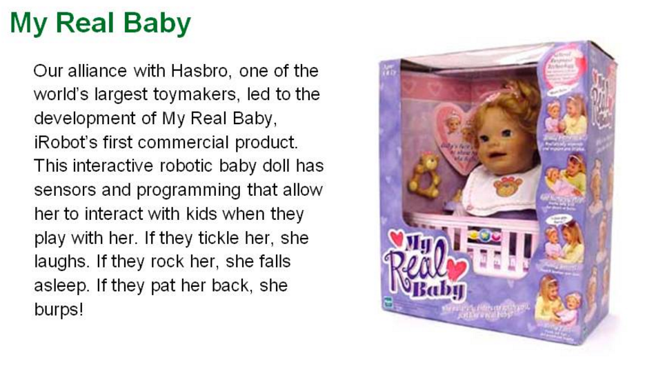 my real baby robot