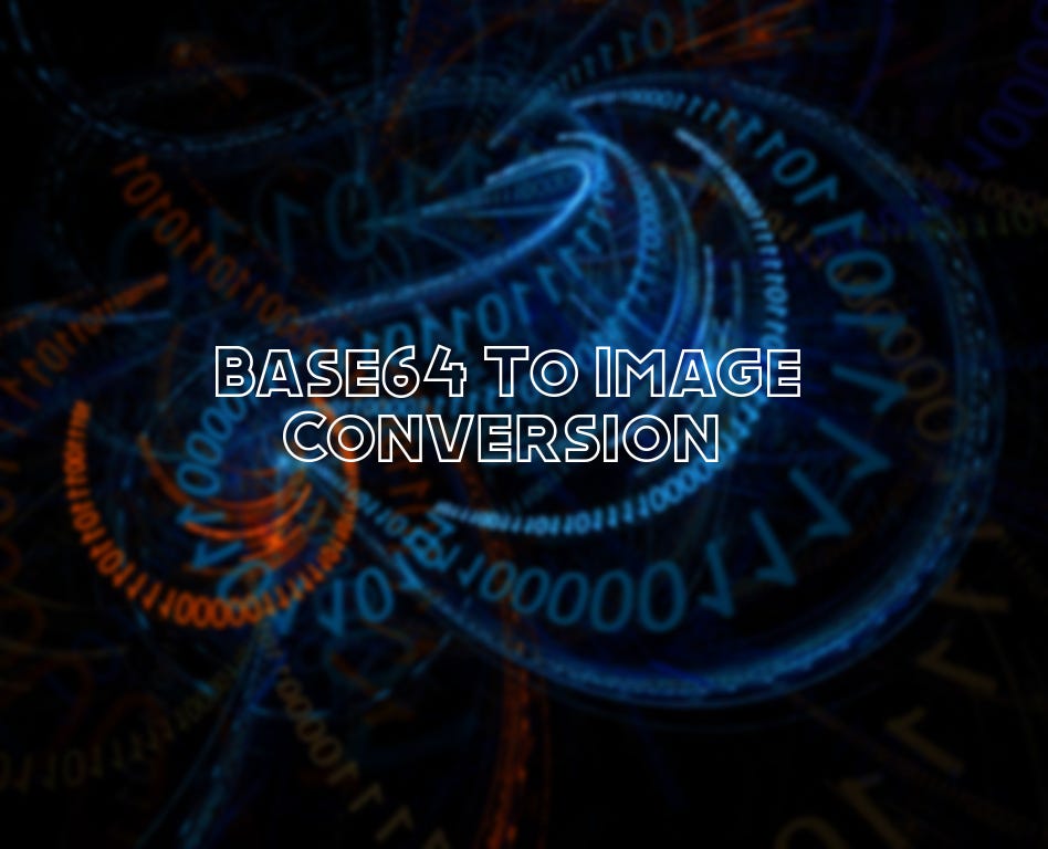 How to convert base64 to image file by programming lover medium
