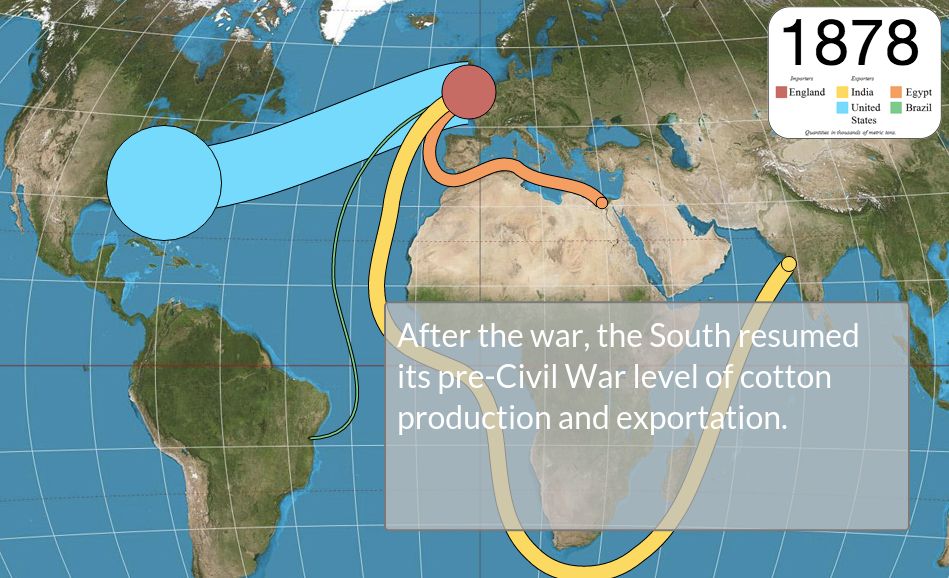 Visualizing 19th Century Cotton Trade | by Peter Gault | Peter Gault