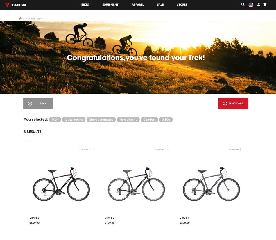 trek bicycle website