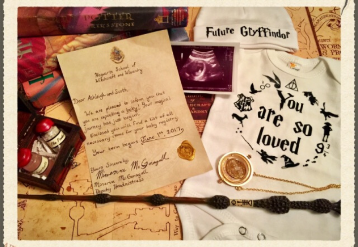 harry potter birth announcement