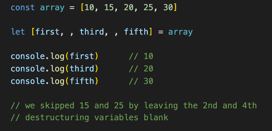 JavaScript’s Destructuring Assignment | by Alexandra Ortiz | JavaScript ...