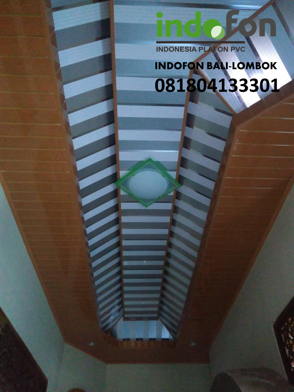HARGA PASANG PLAFON PVC SHUNDA / INDOFON PVC GYPSUM GRC DI ...