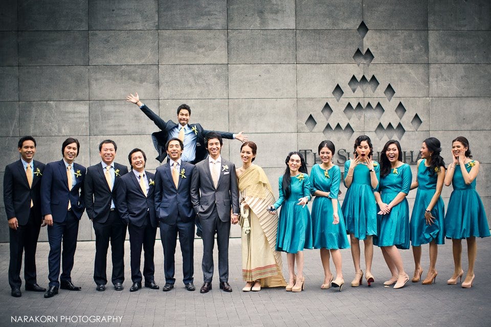 thai bridesmaid dresses