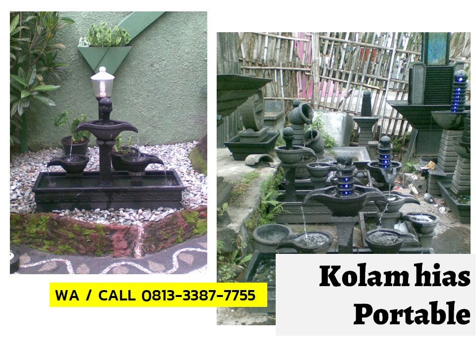 Jual Kolam Ikan Portable Minimalis - KOLAMA