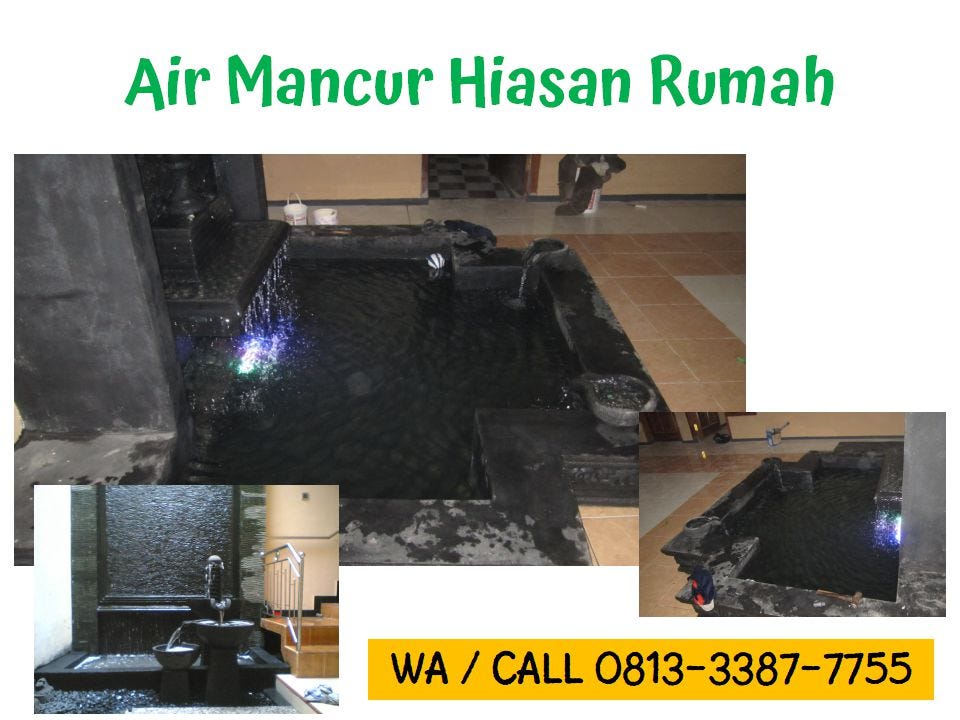 Beli Air Mancur Taman Kolam Air Terjun Depan Rumah Siap