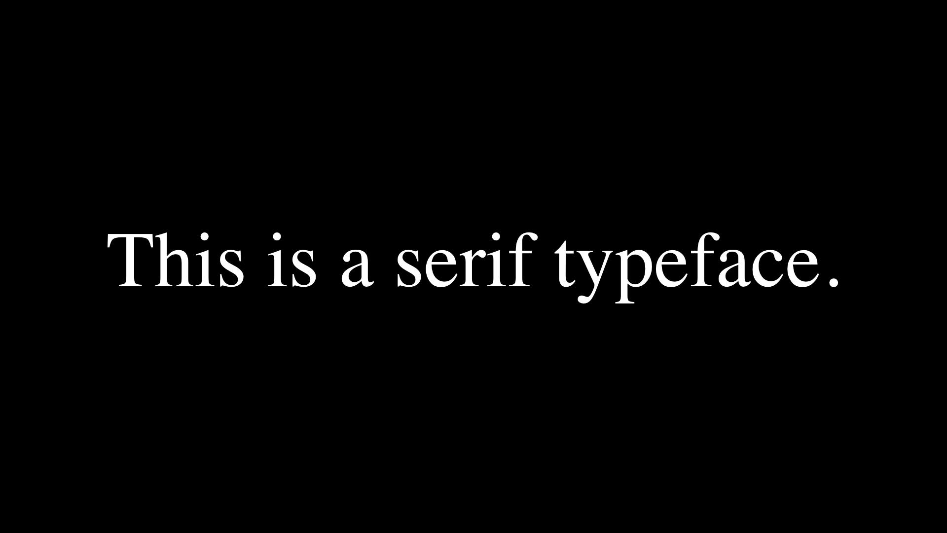 Это шрифт с засечками (шрифт: Times New Roman)