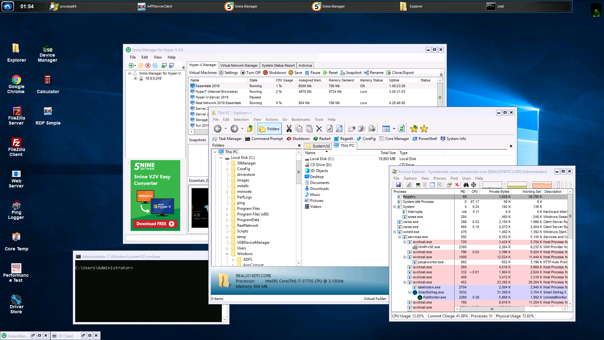 Adding Gui Based Capabilities To Windows Server Core Transformation To A Full Scale Gui Based Workstation For Windows Server Standard Datacenter Hyper V Minishell Sysinternals 5nine Winrar More By Real Network Labs Adding Gui Based Capabilities To Windows Server Core Transformation To A Full Scale Gui Based Workstation For Windows Server Standard Datacenter Hyper V Minishell Sysinternals 5nine Winrar More By Real Network Labs