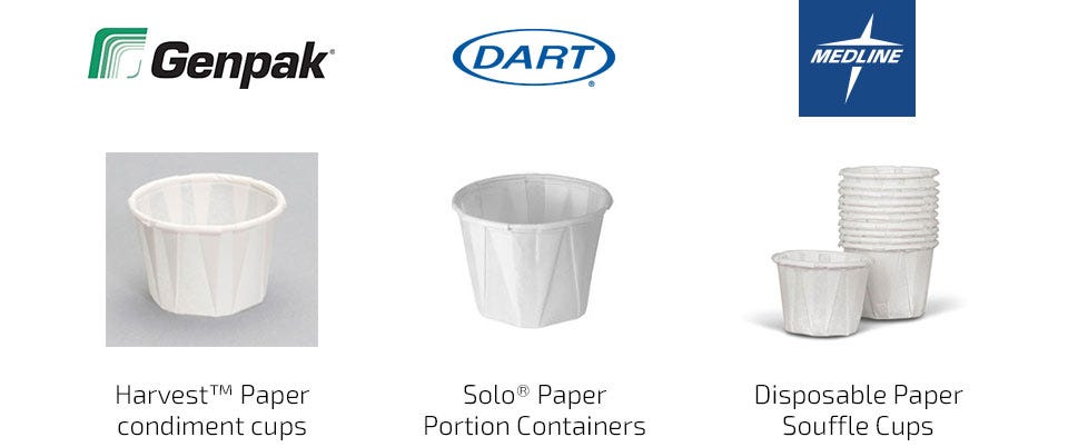 paper condiment cups