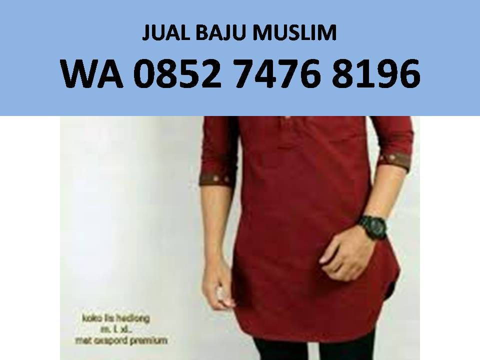 Jual Baju  Muslim  Pria  Baju  Koko Modern Adam s Kota Bandung  