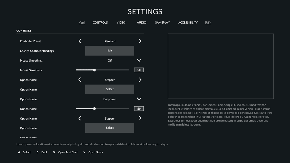 Designing main menu screens for visually impaired gamers by Tom Gantzer UX Collective