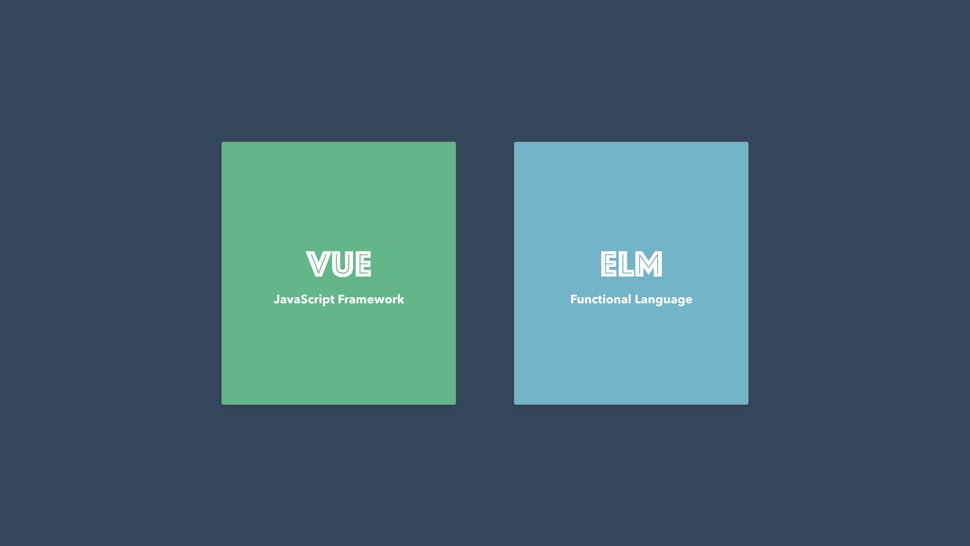 Elm and Vue.js