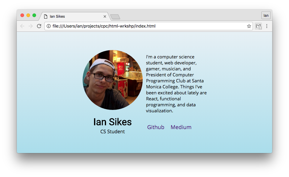 Build a Personal Website with HTML and CSS (Part 1)