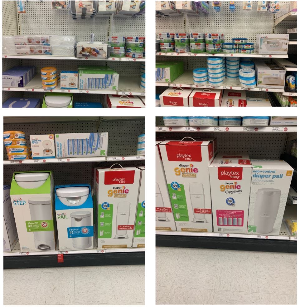 target diaper genie