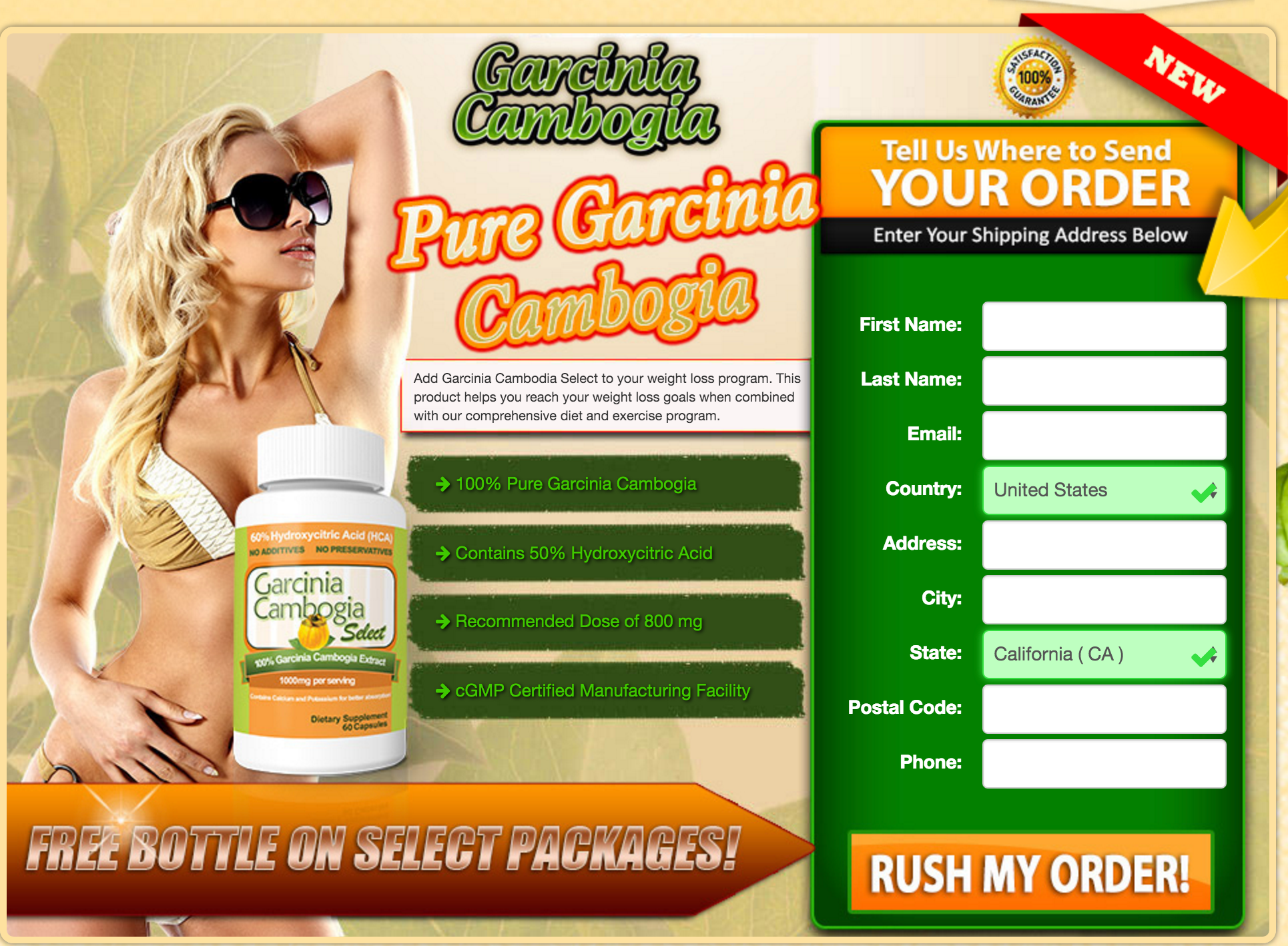 Garcinia cambogia diet pills