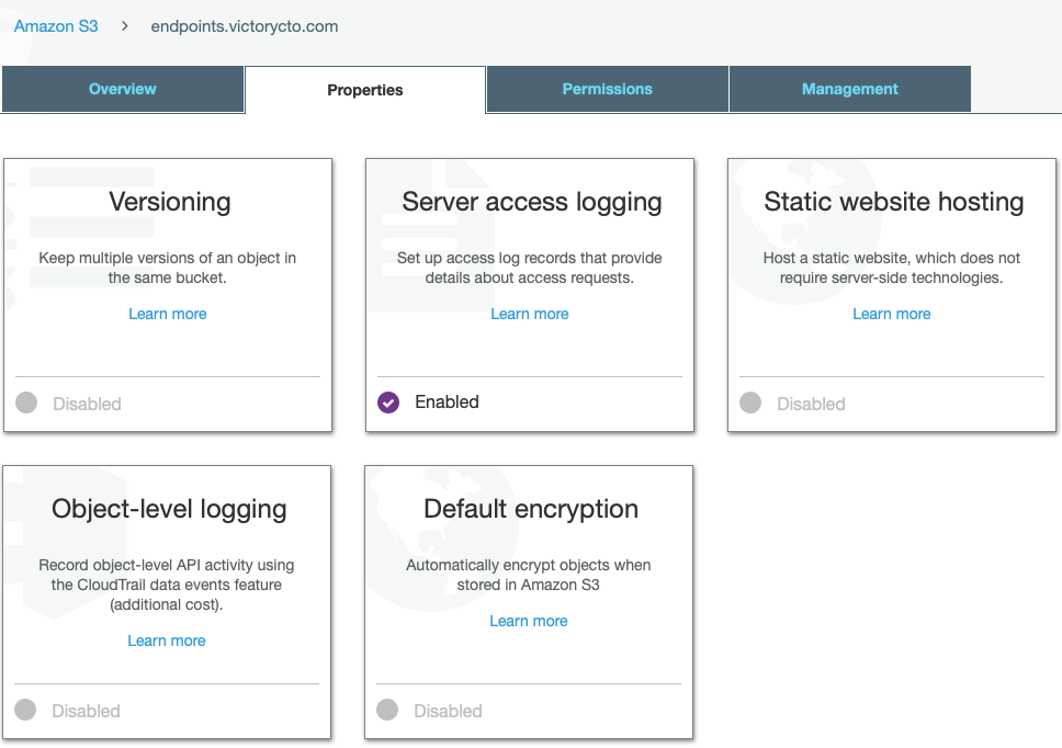 The Seven(tyish) Endpoints of Highly Effective S3 Hosting Buckets