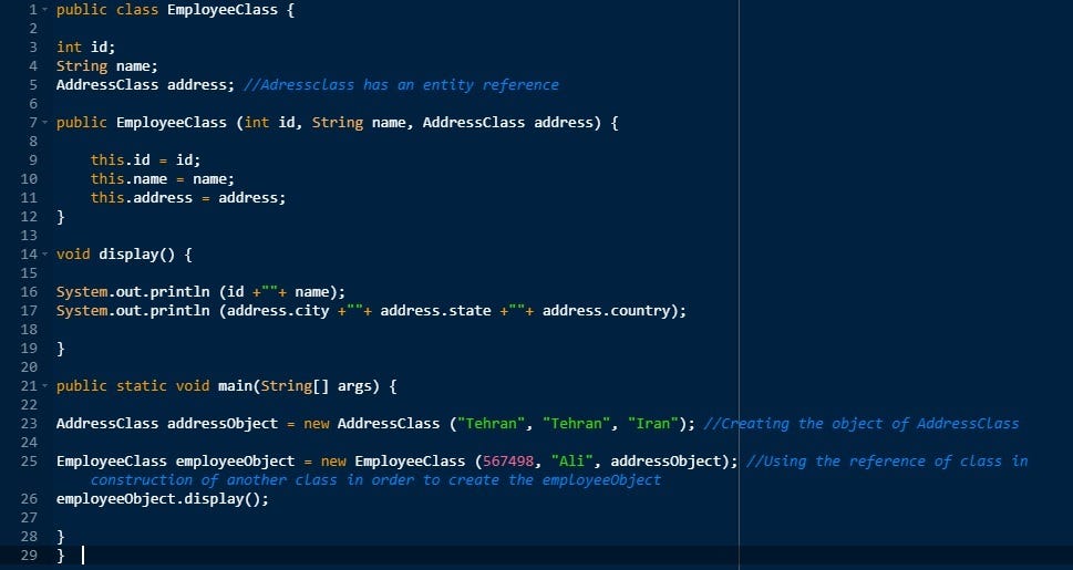 Aggregation in Java programming. This essay will discuss Aggregation in ...