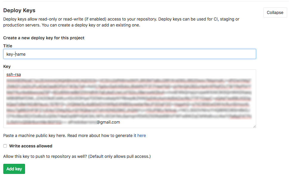 Generate ssh-rsa deploy key free