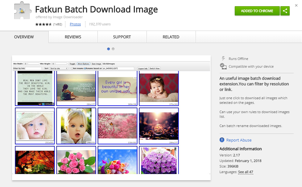 how to use google chrome bulk image downloader