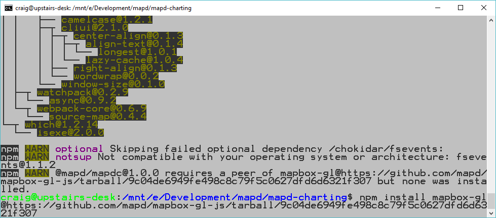 Howto Install Mapd Charting With Windows Subsystem For Linux