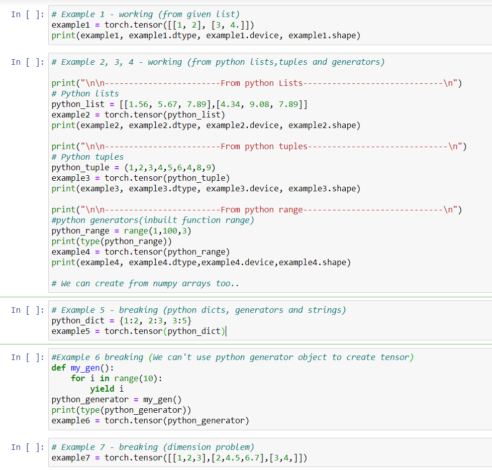 All about tensors(working with pytorch tensors) | by Kumaresh | Medium
