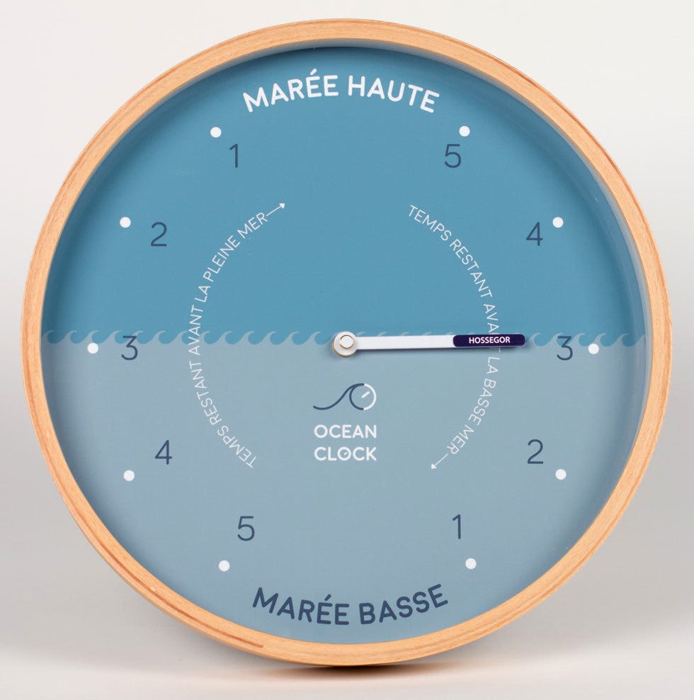 Ocean Clock l’Horloge des marées by Laurent Surf Culture Medium
