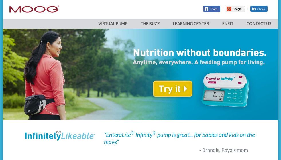 EnteraLite Infinity Pump Makes Training Easier with Custom  App