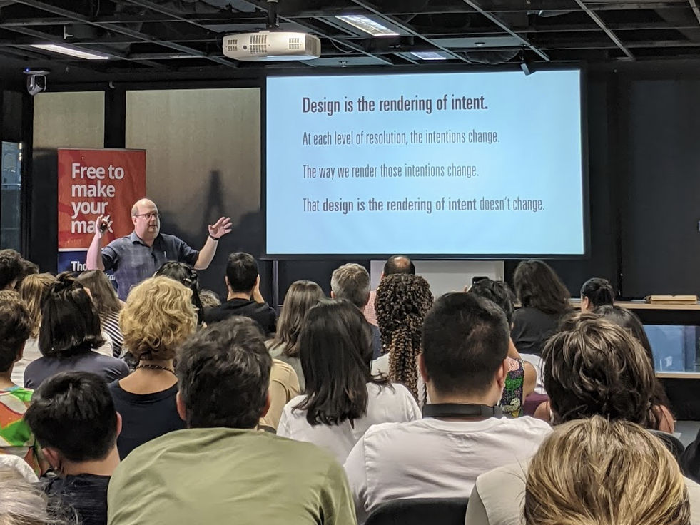 Design is the rendering of intent by michelle macrae noteworthy 
