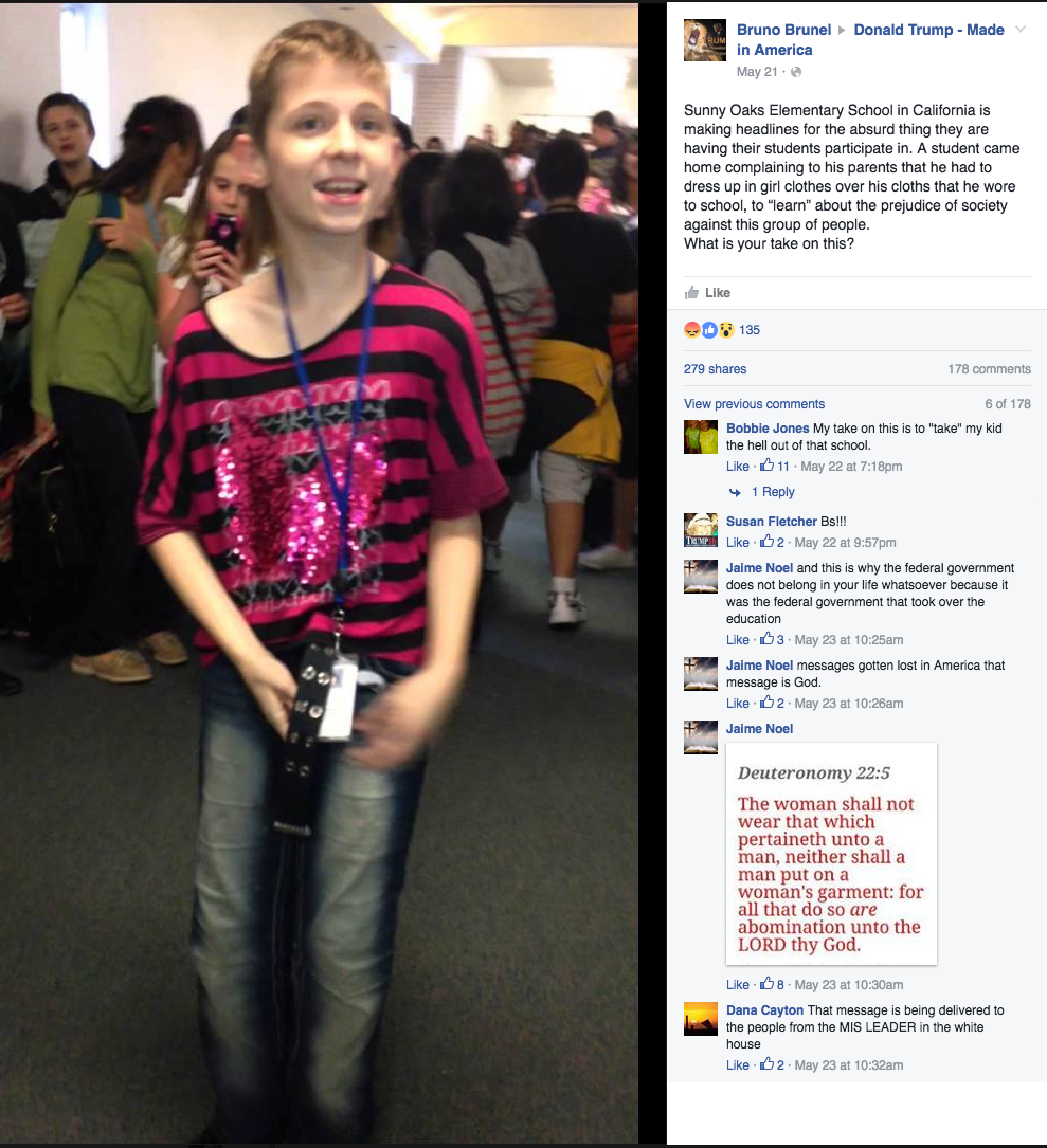 Fake News California Elementary School Forcing Students To Cross