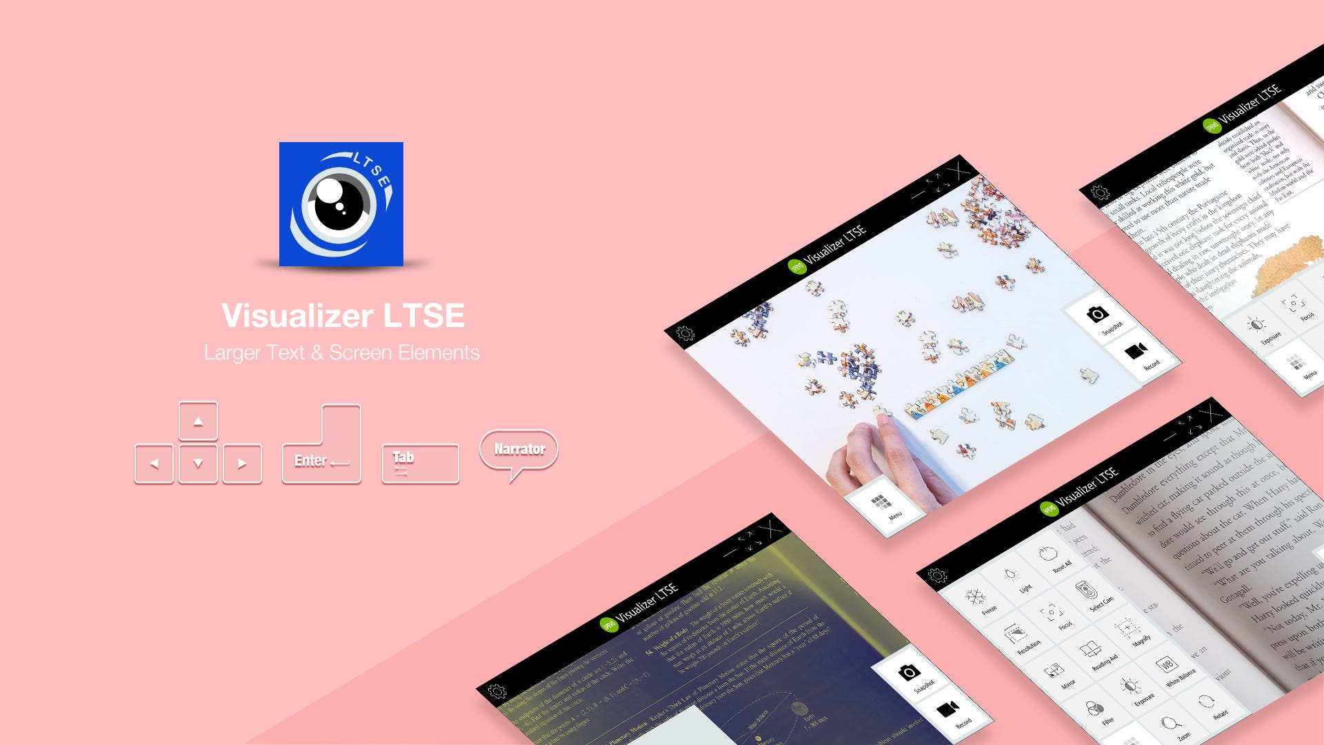 Introducing the all new accessibility software for our document cameras — Visualizer LTSE! by