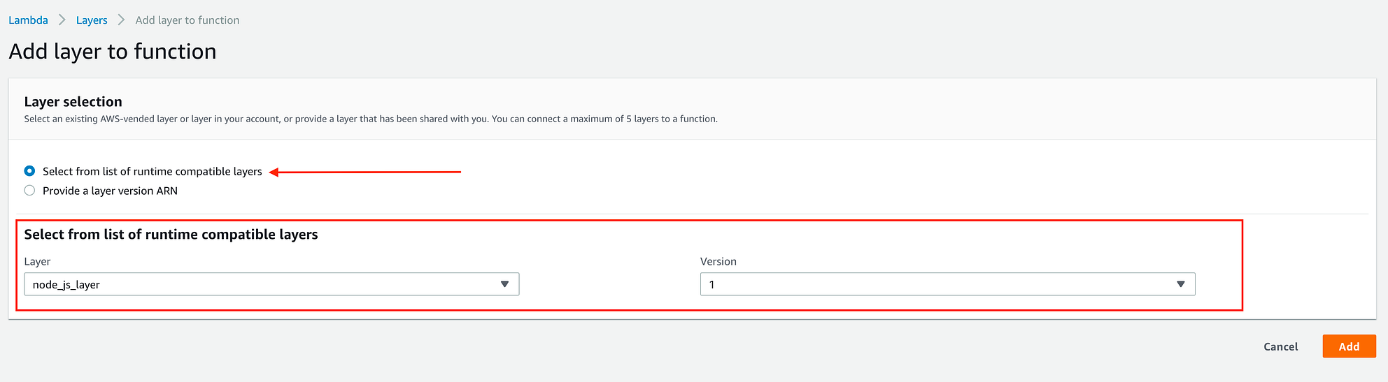 NodeJS Runtime Environment with AWS Lambda Layers by Anjan Biswas