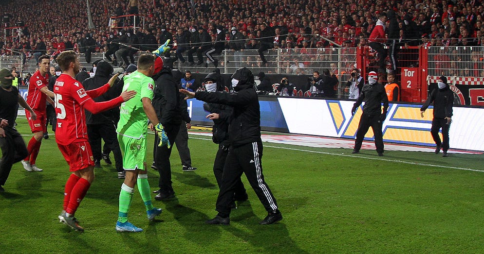 Union Versus Hertha Pyrotechnics And Bubbling Tensions As By Geoff Wright Medium