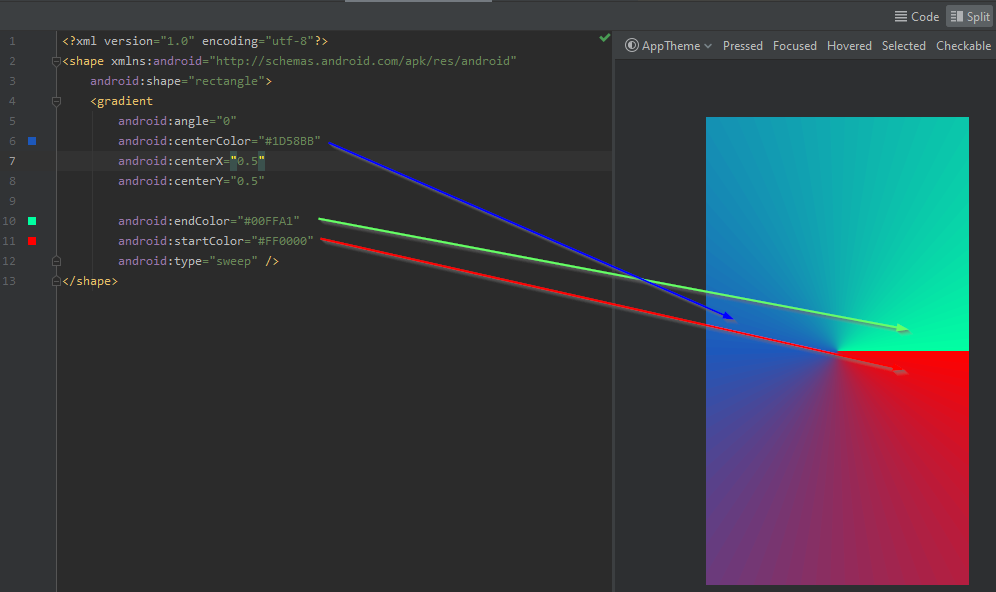 The Guide to Color Gradients in Android Studio | by Banjoe | Medium
