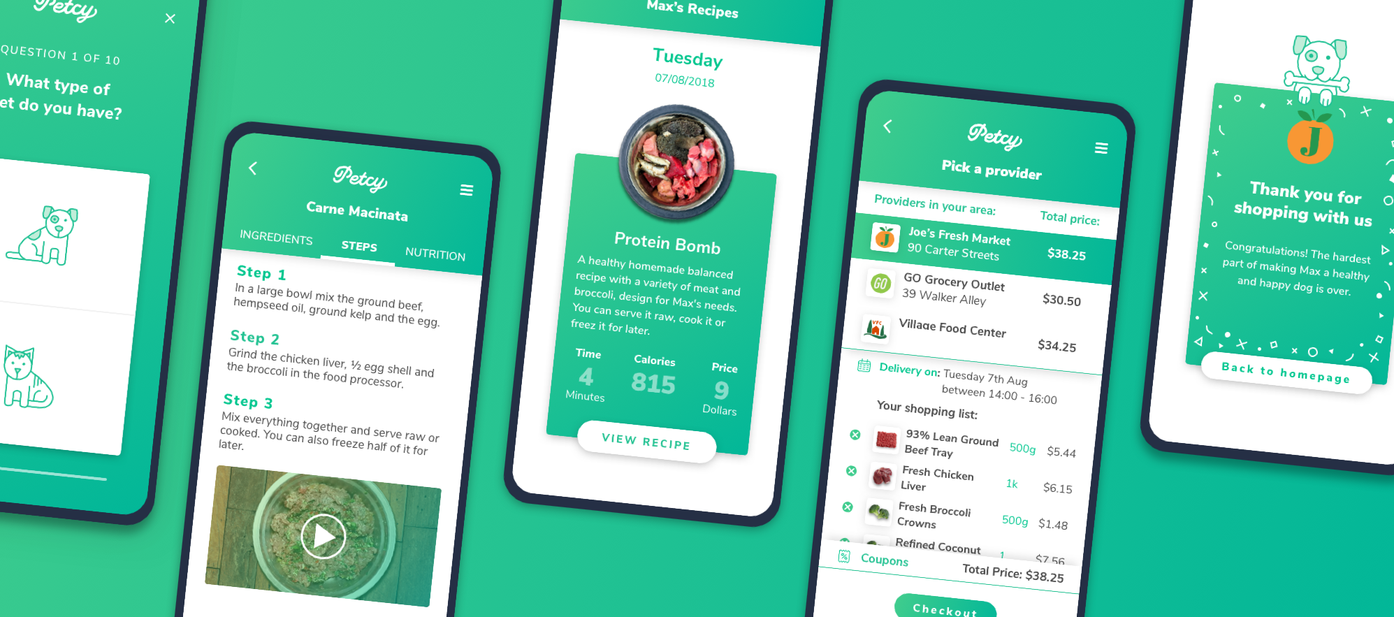 Ui Ux Case Study A Step By Step Guide To The Process Of Designing A Pet Diet App By Guy Shomron Ux Collective