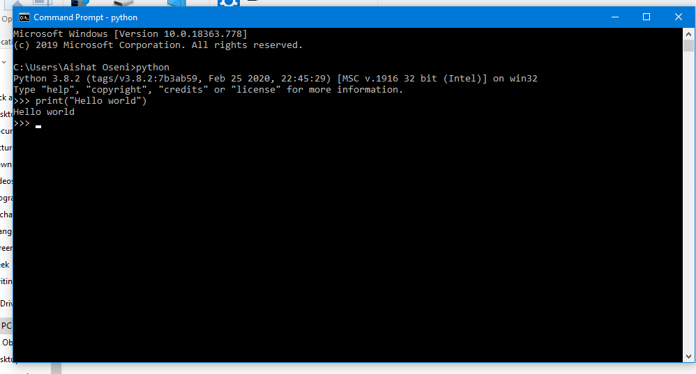 Why You Should Add Python to PATH and How | by Omoshalewa | Jun, 2020 ...