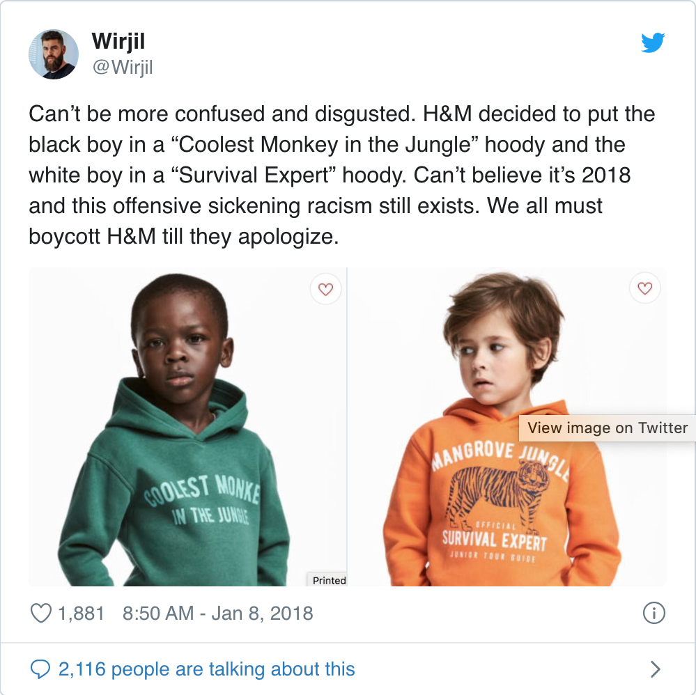 H&M 'Monkey' Hoodie Sparked Deep Offense Online | by Daniela Camacho |  Medium