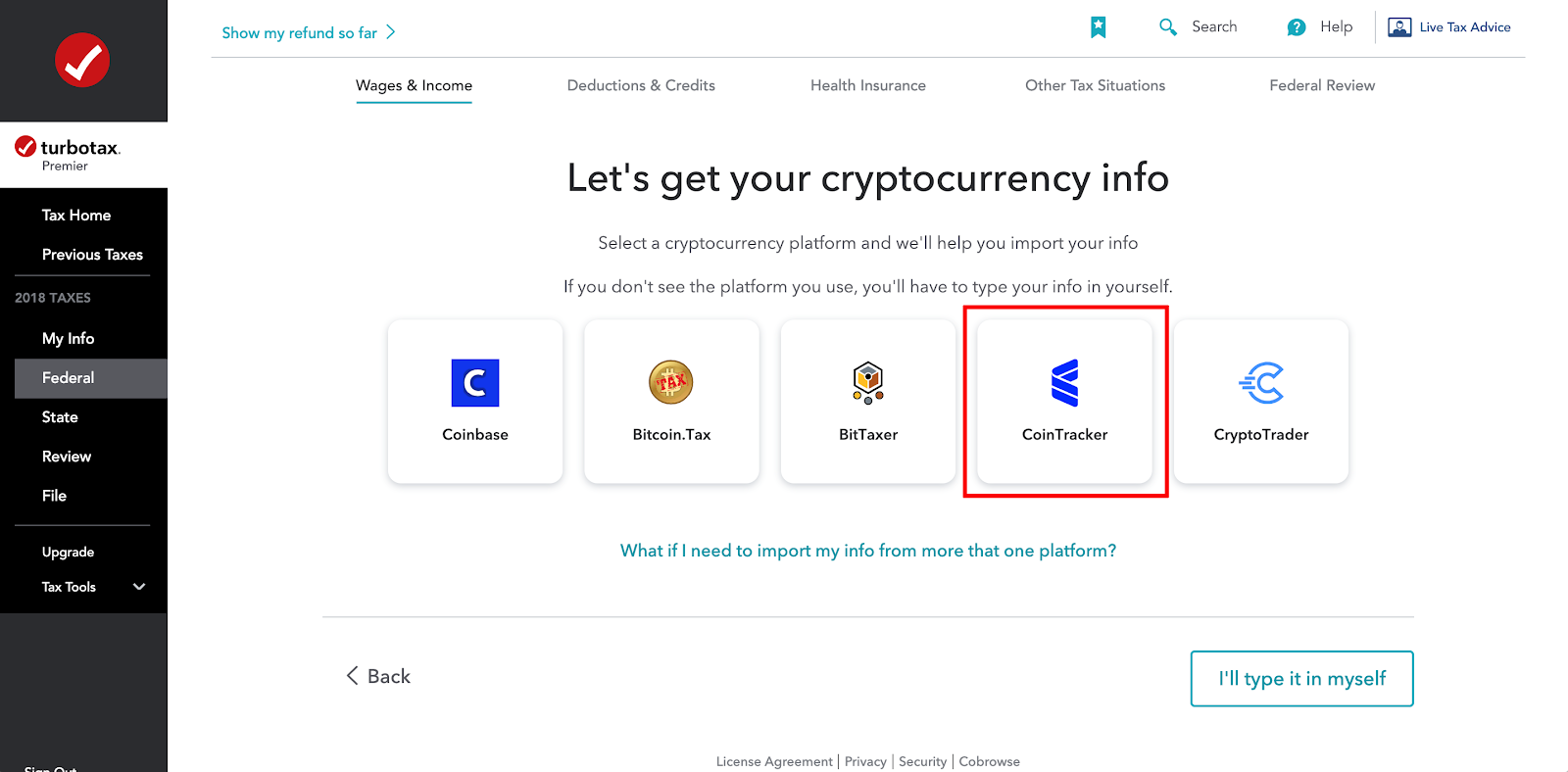 Cointracker Has Partnered With Coinbase And!    Turbotax - 