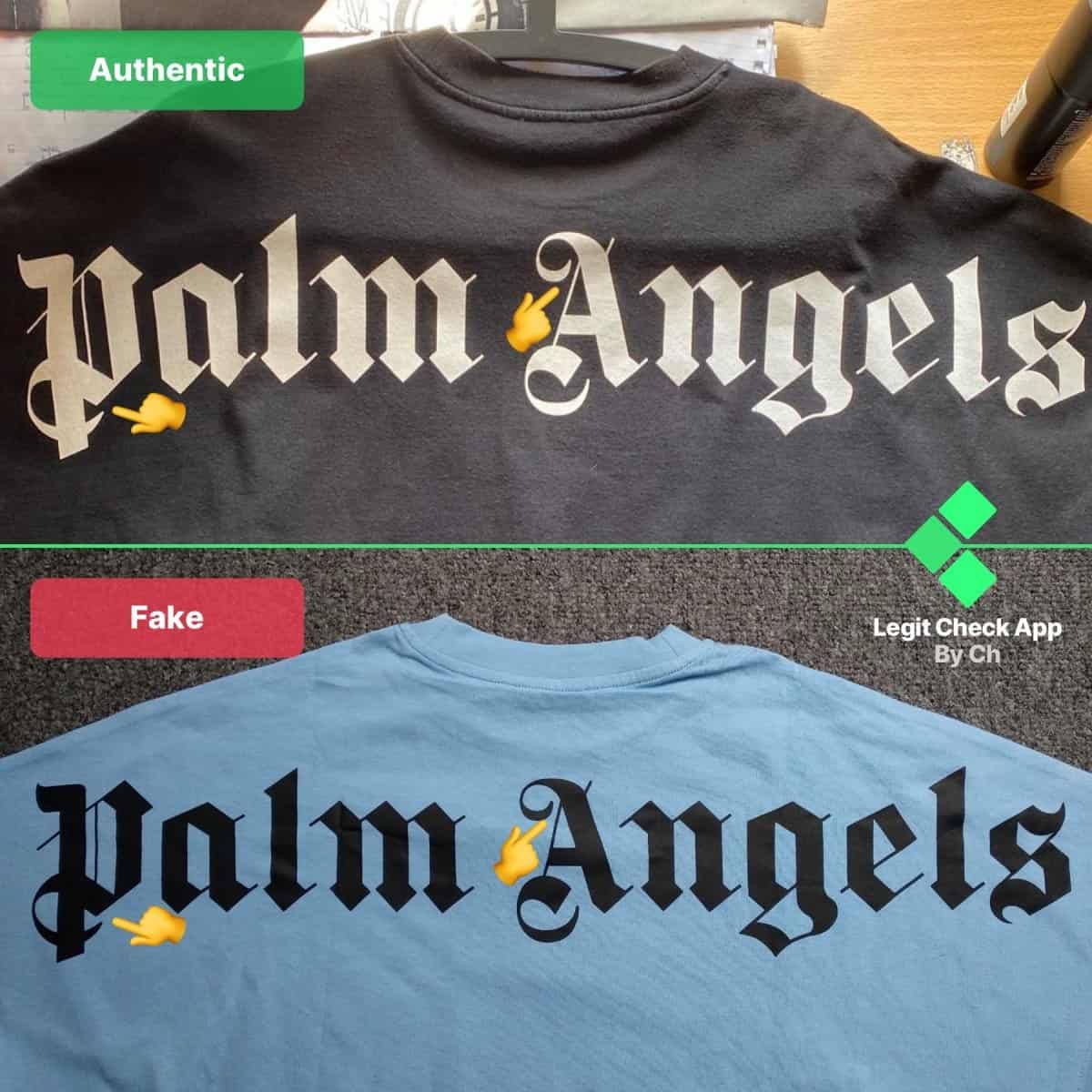 Palm angels t shirt fake Clearance