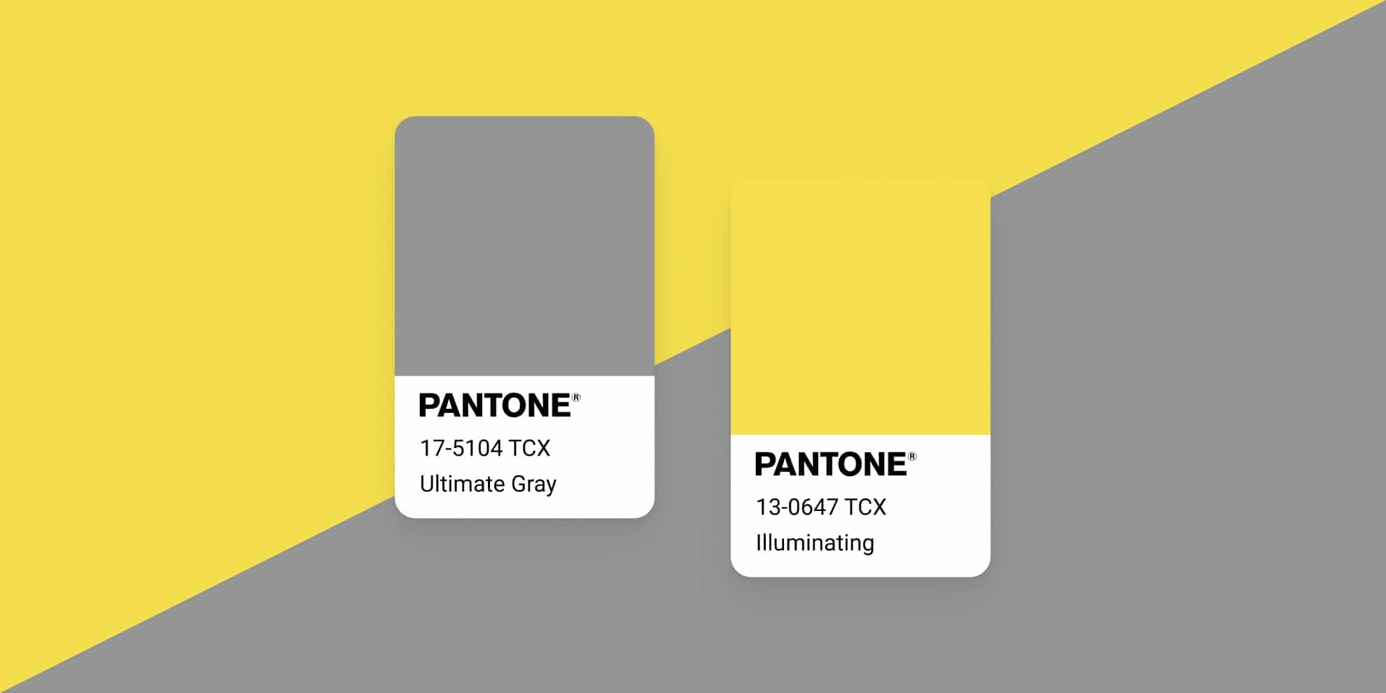 photo Pantone Ultimate Grey And Illuminating color of the year more accessible