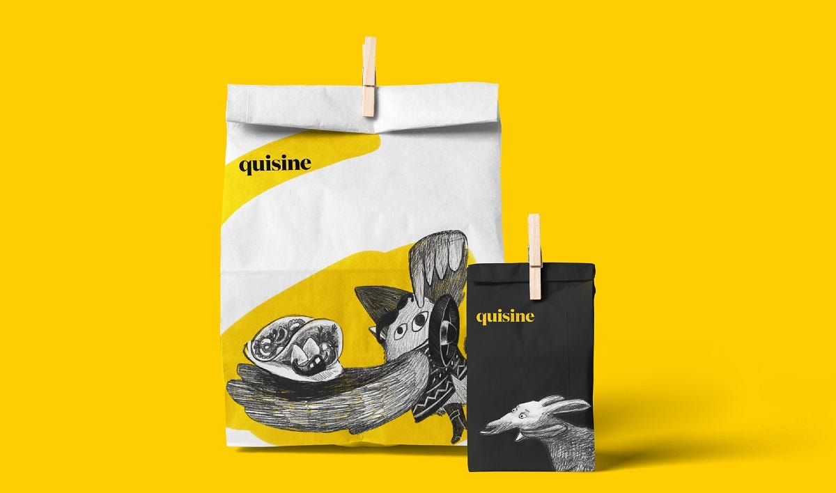 Case Study Quisine Brand Identity Design For Food Delivery Service By Tubik Ux Planet