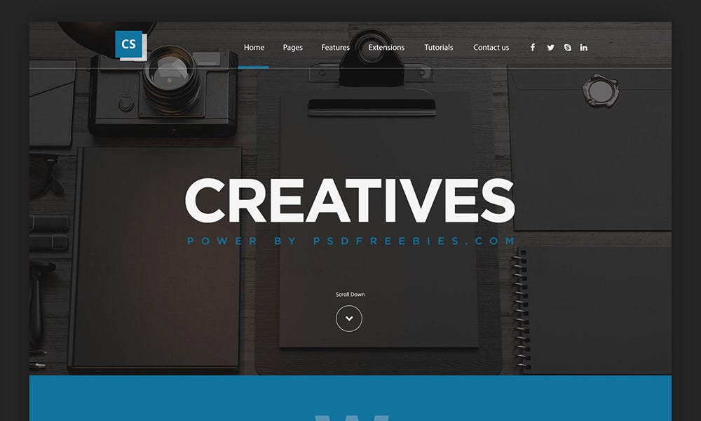 Download Free Psd Html Web Templates By Bradley Nice Content Manager At By Bradley Nice Medium Yellowimages Mockups