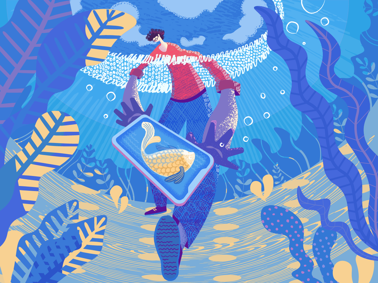 How To Create Original Flat Illustrations Tips From Graphic Designer By Tubik Medium