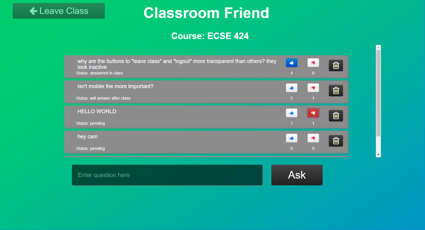Classroom Friend. Classroom Friend | by Albert Ma | Medium