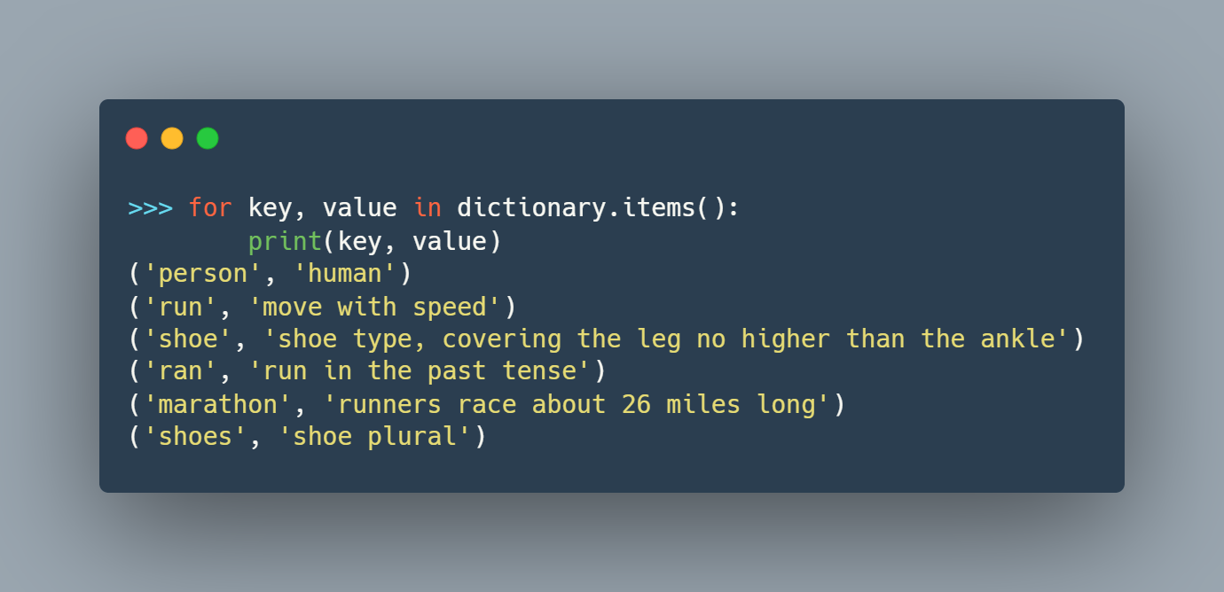 Python dictionary methods explained python in plain english