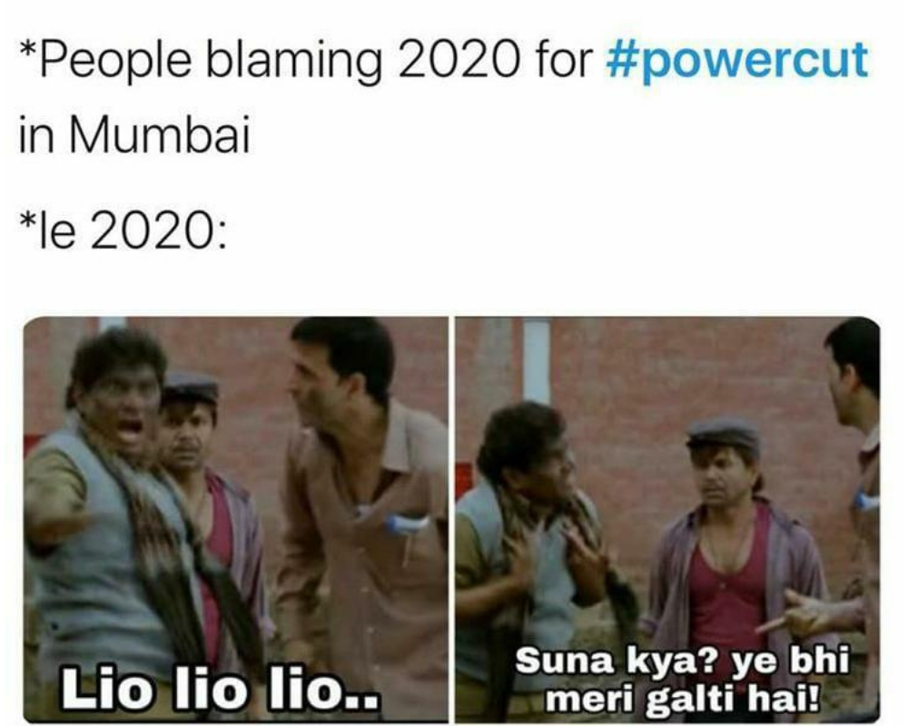 Mumbai S Power Out Memes In The Title Might Have Attracted You To By Youngun India Oct 2020 Medium