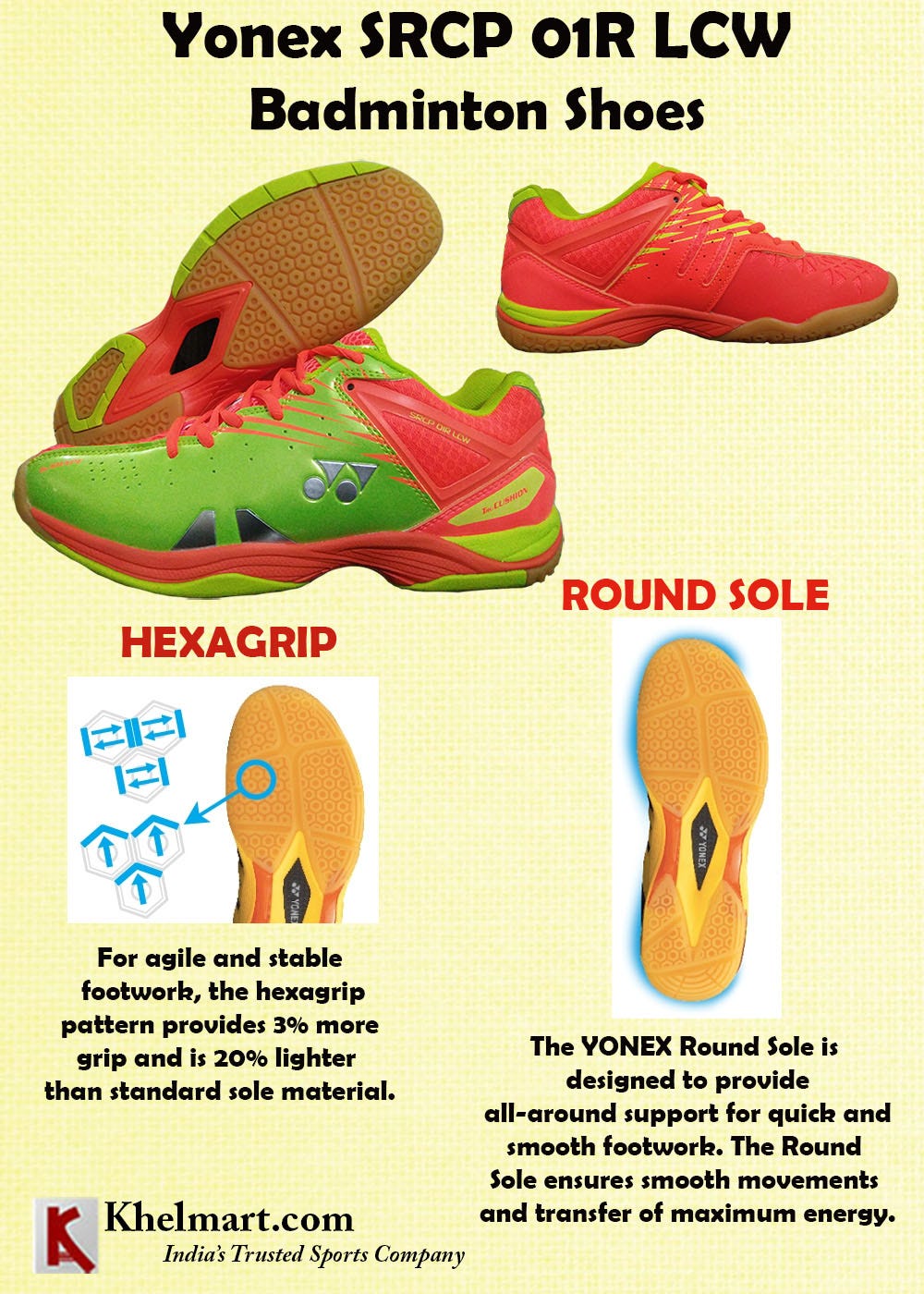 khelmart yonex badminton shoes