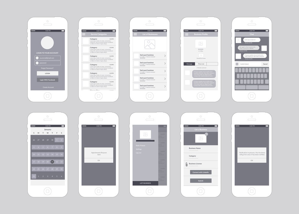 UX/UI Design Process. UX step by step by Fen NYC Design Medium